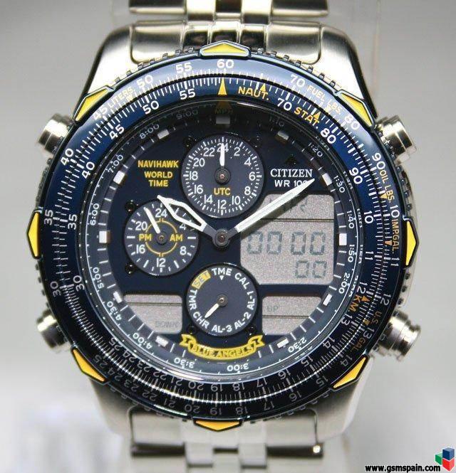 Manual reloj citizen navihawk