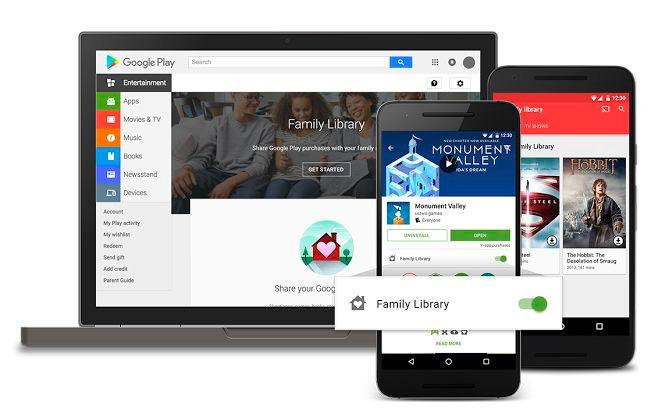 Google Play Family Library arranca, pero no en Espaa