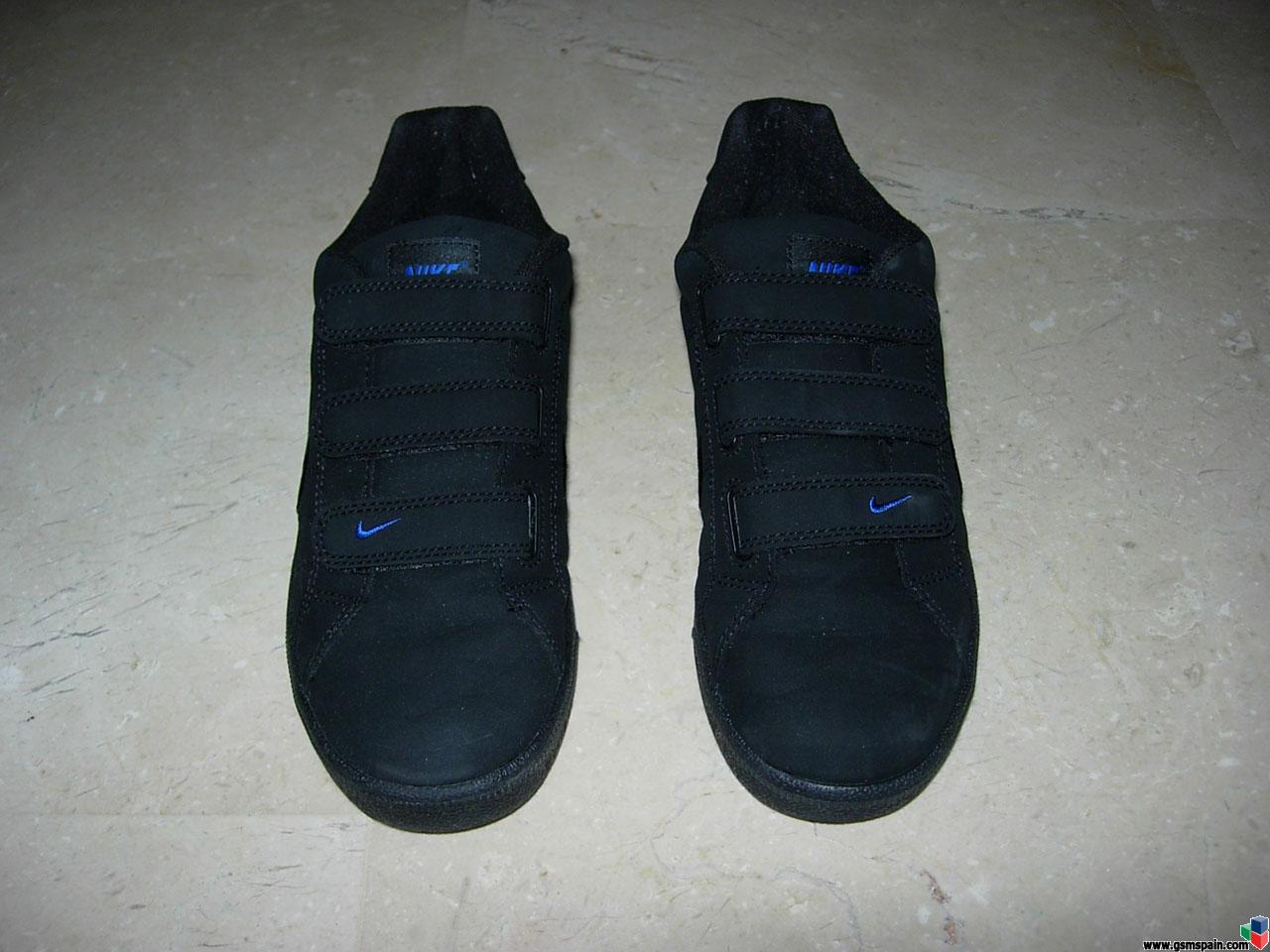 zapatillas nike negras con velcro