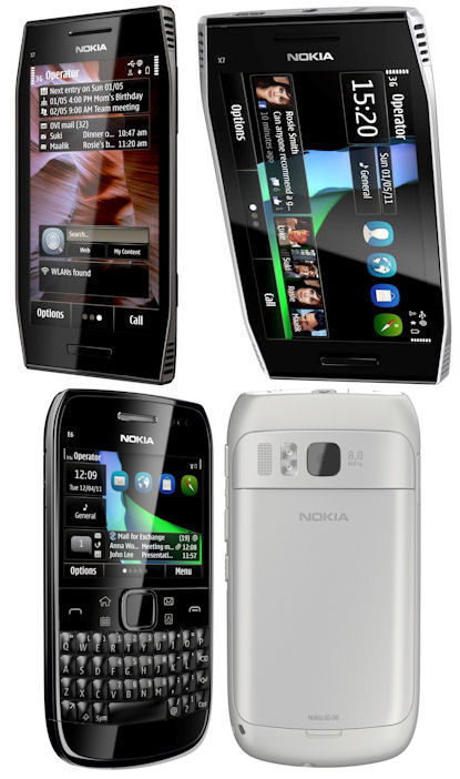 Nuevos Nokia E6 y X7 presentados