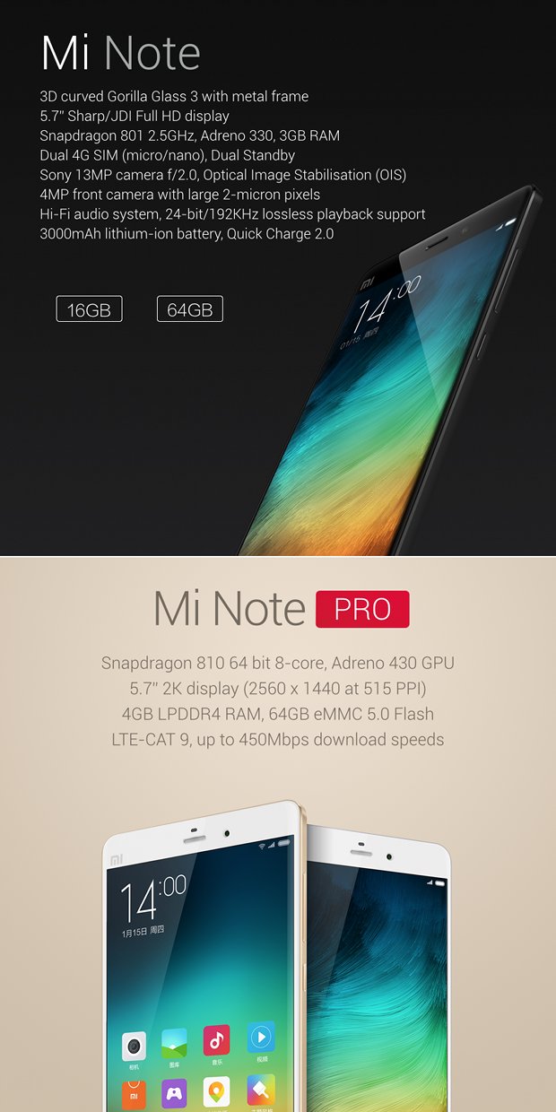 Xiaomi presenta sus nuevos smartphones
