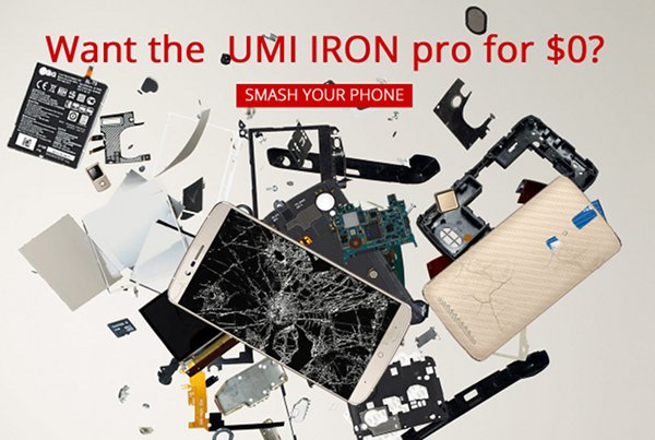 Umi ofrece su nuevo mvil si tienes un Elephone y lo destrozas delante de todos