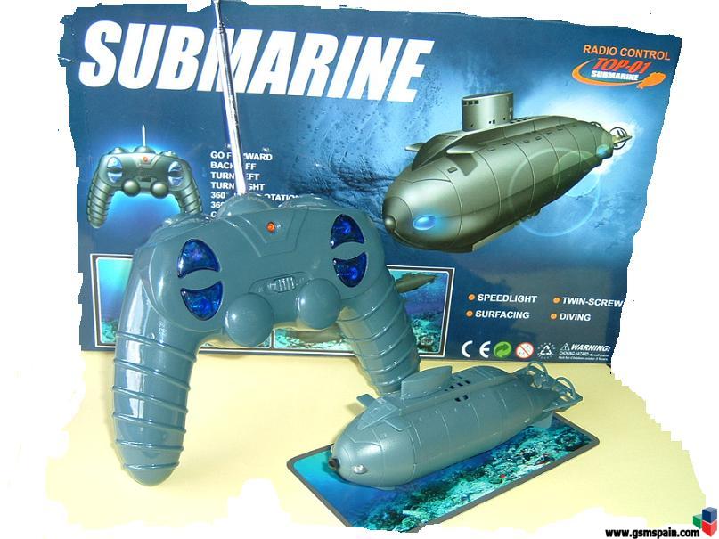 ** Mini-Submarino Radio Control  para acuarios **