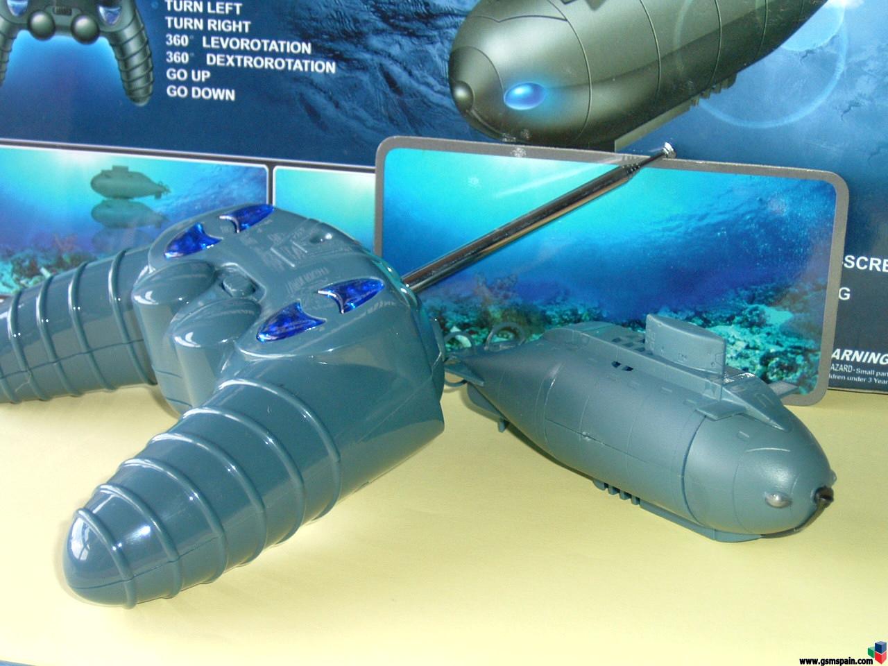 ** Mini-Submarino Radio Control  para acuarios **