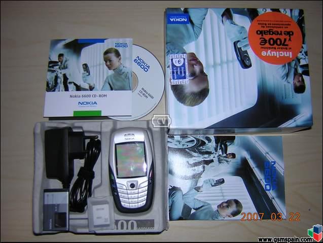 Vendo Nokia 6600 libre