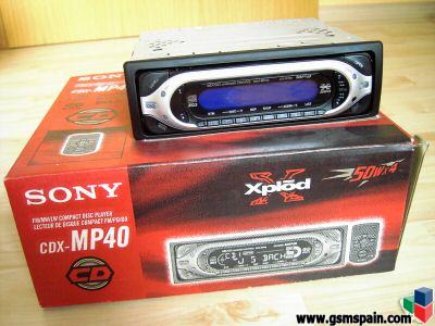 Radio CD-MP3 Sony CDX-MP40 Xplod 50wx4