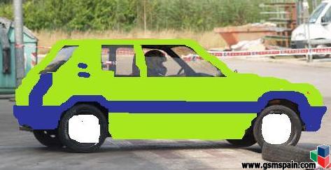 Ayuda Photoshop.  Acepto propuestas para pintar coche de Rally