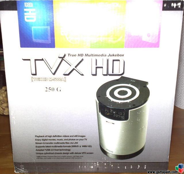 Vendo disco duro mediaplayer TVIX HD M-5000A 250 Gb USB