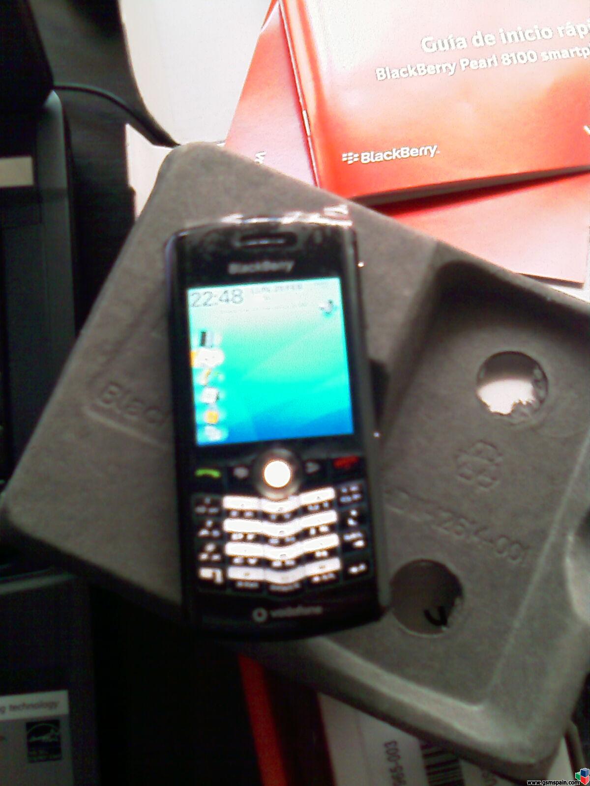 Vendo Blackberry Pearl de Vodafone Negra