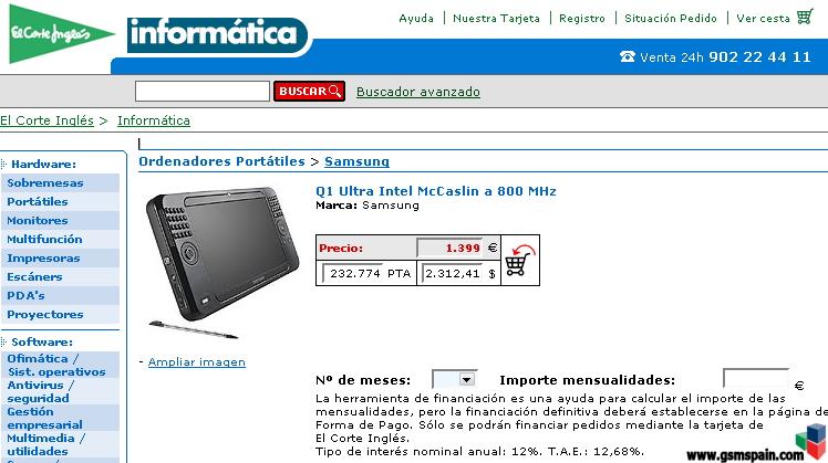 [VENDO] UMPC Samsung Q1 ULTRA