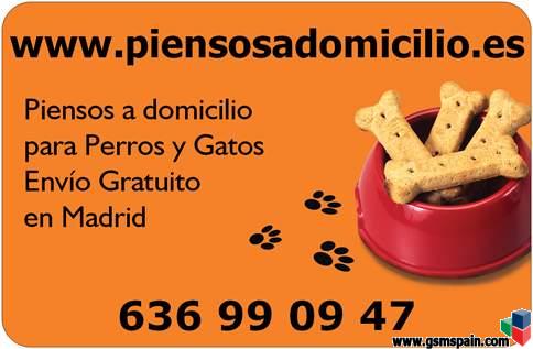 Piensos a Domicilio para Perros y Gatos Envio Gratuito en Madrid