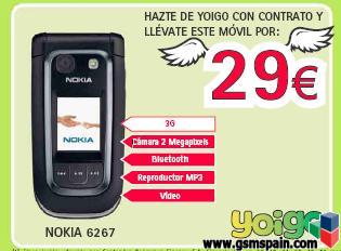 Nokia 6267 Libre en Yoigo contrato en Urende 29
