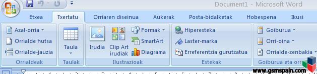 Windows y Microsoft Office en Euskera