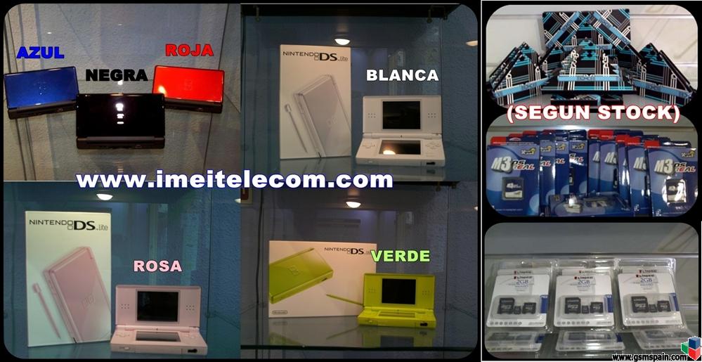 Ndslite Nueva + Cartucho M3dsreal + Microsd 2 Gb [189 ]