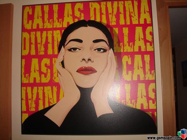 Vendo cuadro pop de Maria Callas