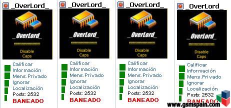 Pido el baneo para _Overlord_