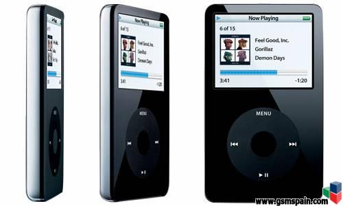 iPod classic 30Gb con todo, sin marcas + funda silicona