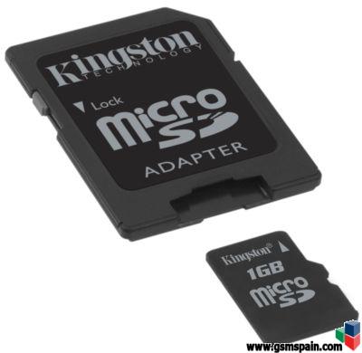 Compro Tarjeta MicroSD (Trasflash) de al menos 512 Mb