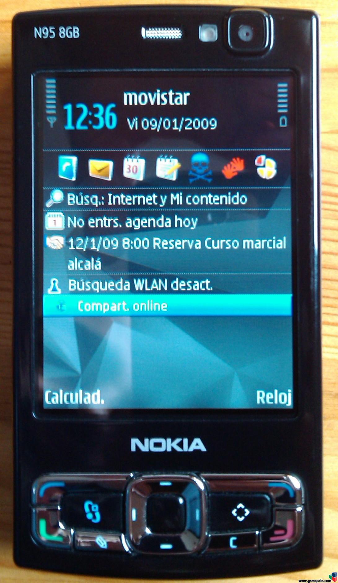 Vendo N95 8GB LIBRE DE ORIGEN por solo 225 euros en Madrid