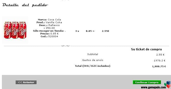 Buff me estoy volviendo adicto a la vanilla coke, pero el precio me mata!!!!!!!!!!!