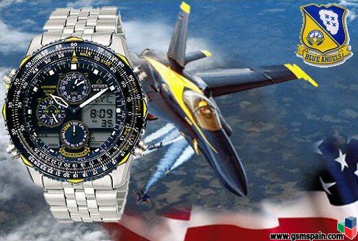 !! ULTIMA OPORTUNIDAD !! RELOJ CITIZEN Navihawk Blue Angels JN0040-58L --Espectacular