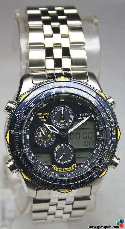 !! ULTIMA OPORTUNIDAD !! RELOJ CITIZEN Navihawk Blue Angels JN0040-58L --Espectacular