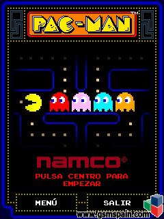 Juego para N95 Pacman09, el conocido comecocos.