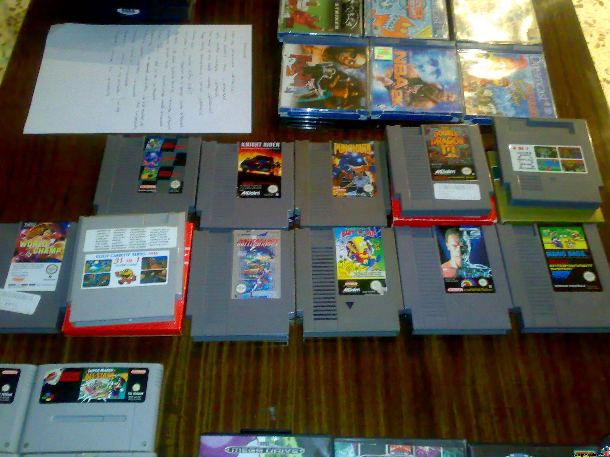 Vendo mi coleccion de consolas retro