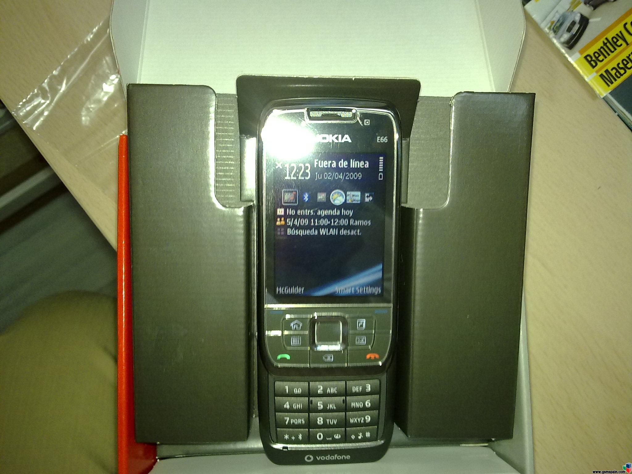 Nokia E66 nuevo y liberalizado 160e