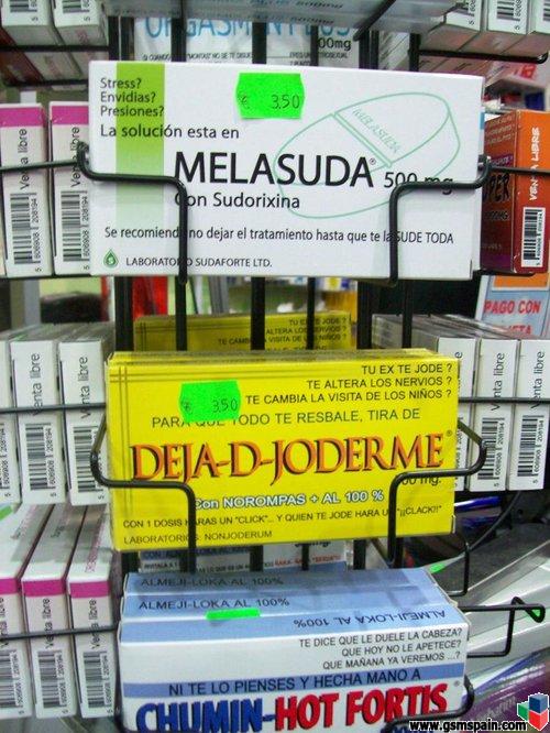 Mirar lo que he visto en una farmacia