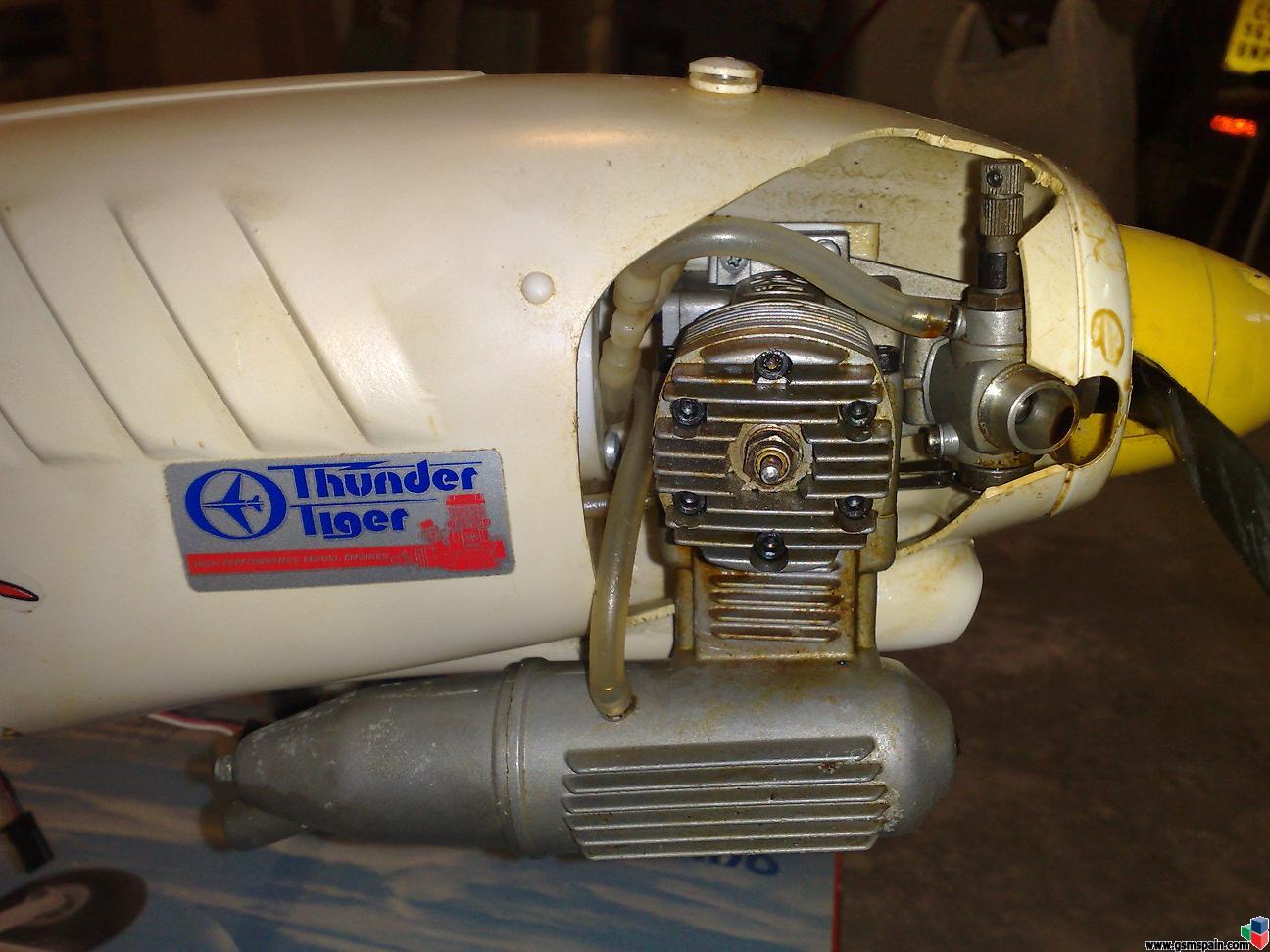 Pulsa para ver a tamaño real VENDO avion aeromodelismo acrobatico JUPITER 21 con todo por 85 EUROS --FOTOS--