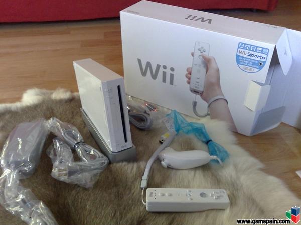 Consola Nintendo Wii + Chip + Juegos=220 Euros