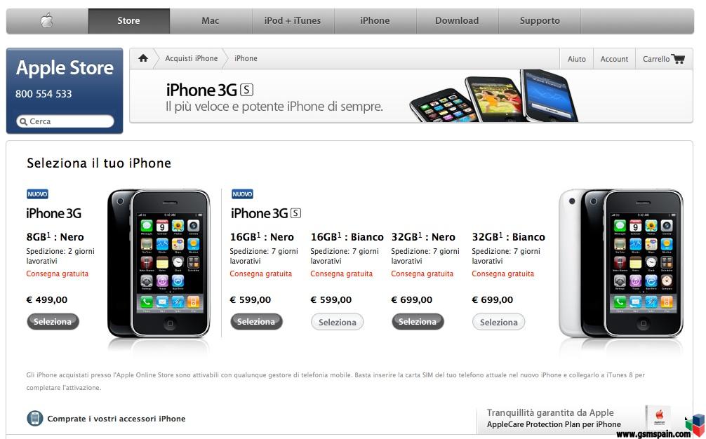 MSmovil le revienta la exclusividad del iPhone 3G S a movistar