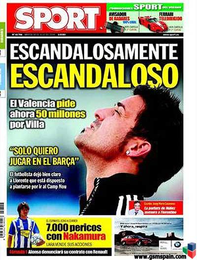 Llorente le comunica a Villa que por menos de 50 millones no saldr del Valencia