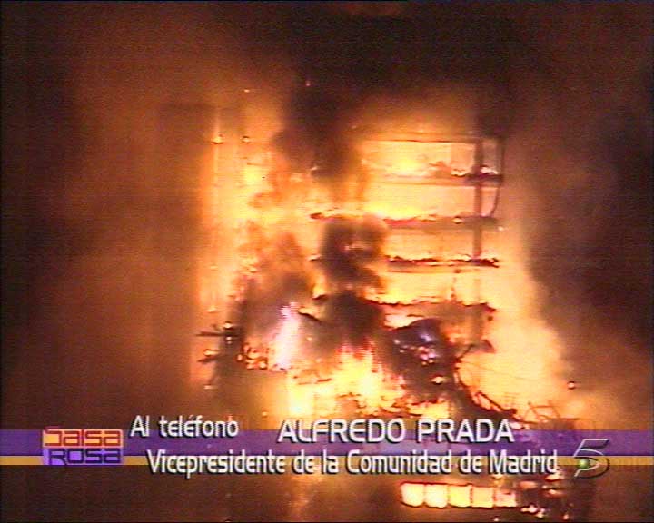 Pedazo de Incendio en MADRID