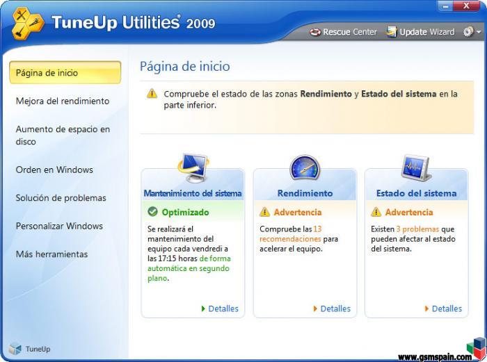 TuneUp Utilities 2009 Espaol + LLave + Manual