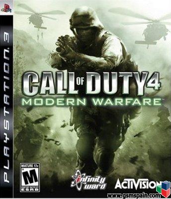 Vendo Call of Duty 4 Modern Warfare para Ps3