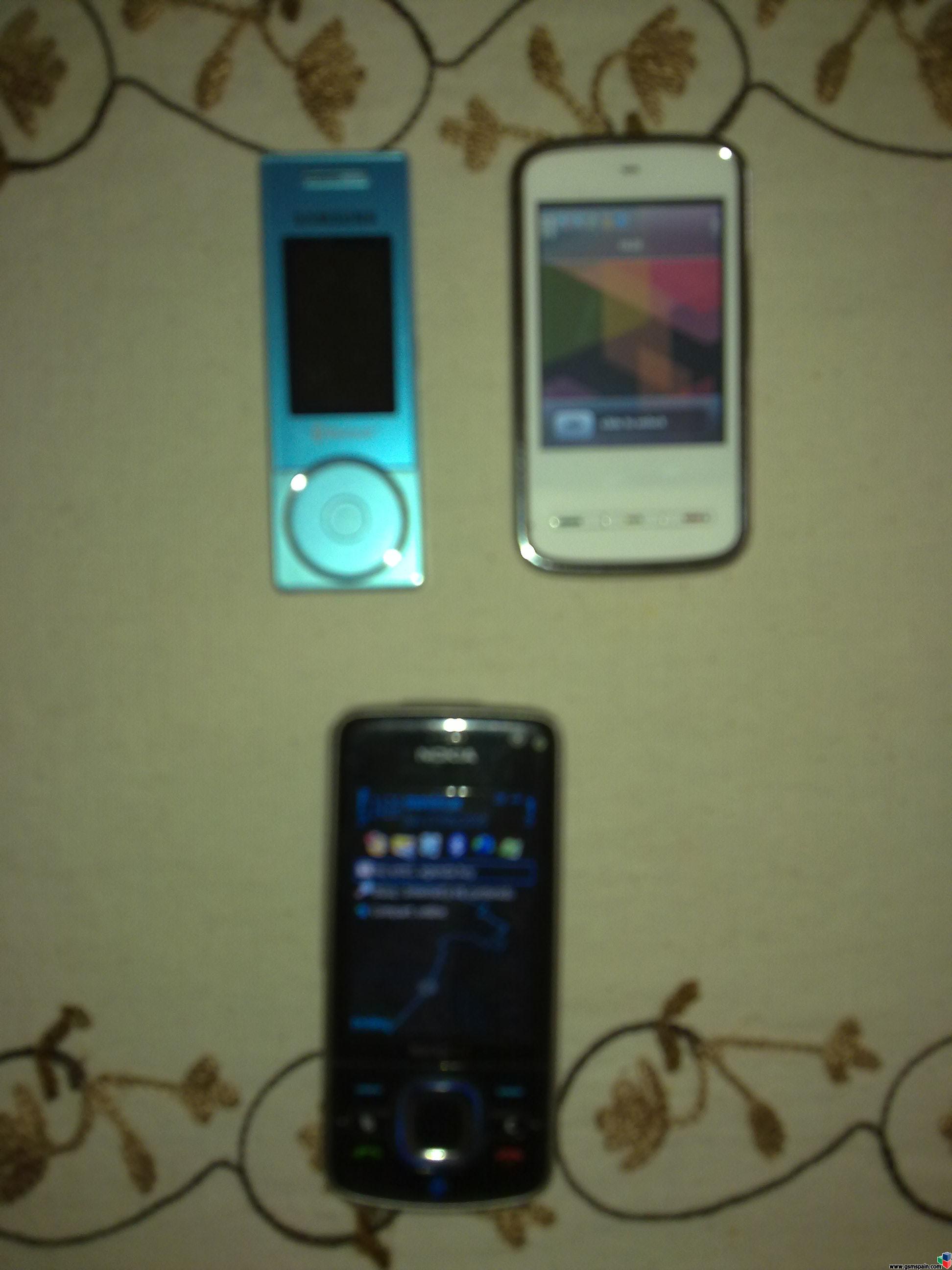 vendo nokia 6210 navigator, samsung x830, mini 5800 DUAL (KAO8), LG KG800 chocolate