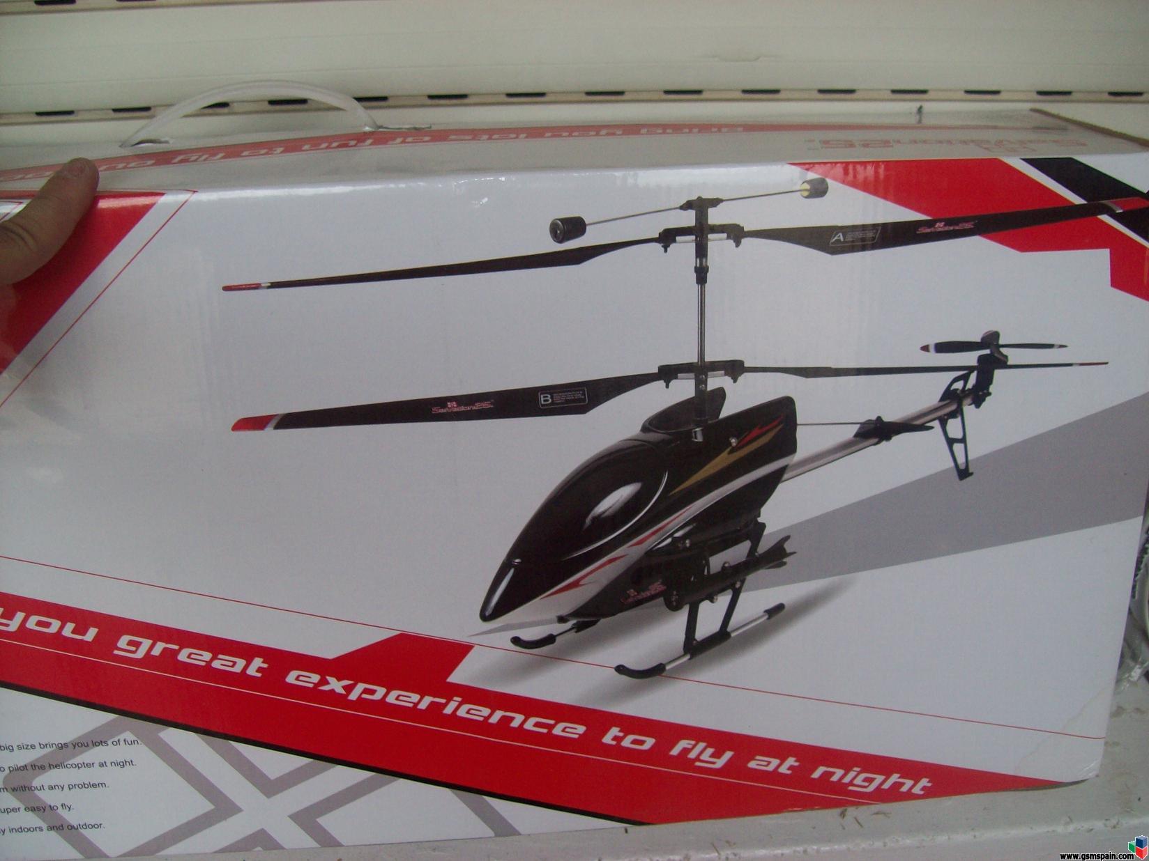 vendo helicoptero de rc nuevo con caja 50 euros 60cm dsde la cola a la cabina