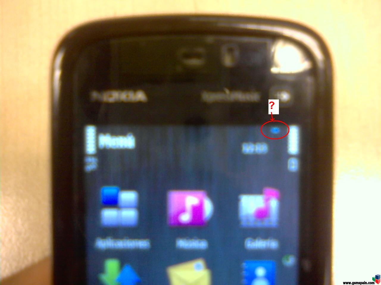 Icono extrao en Nokia 5800