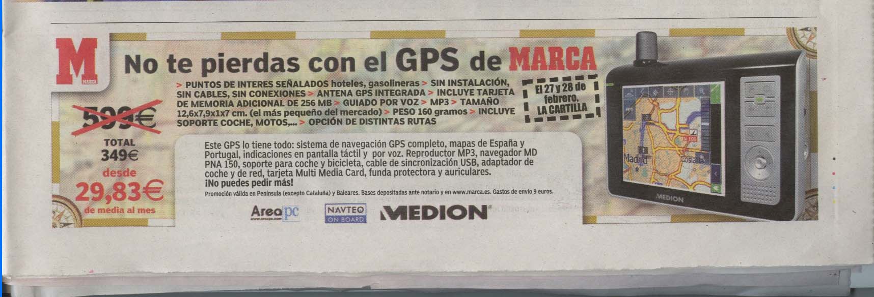 Nueva promocion del Marca, GPS que tal es?