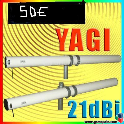 Antena Wifi YAGI 21 dbi + cable pigtail 5 m