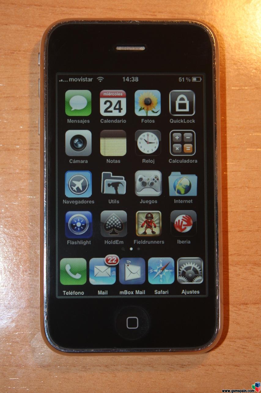 iPhone 3Gs 16Gb Blanco iBoot antigo 425