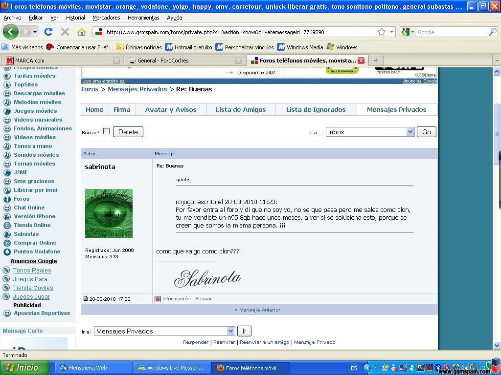 Me estan acosando por privado.