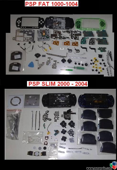PSP FAT & SLIM Despiece y Material nuevo a estrenar 50  E.I.