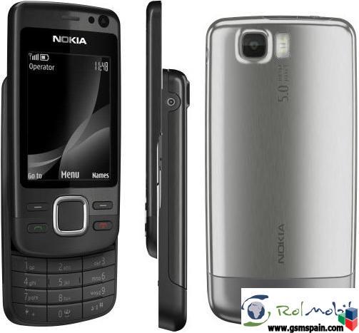Nokia 6600i slide libre negro y gris