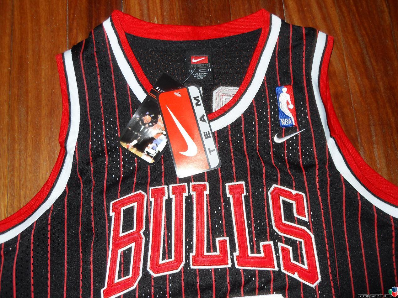 camiseta de los chicago bulls negra
