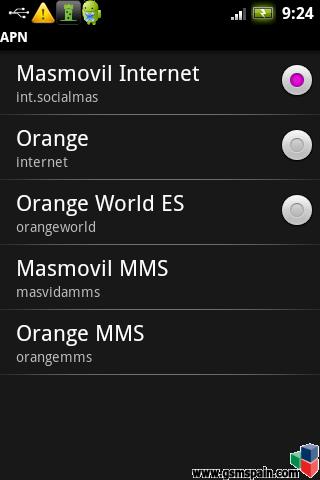 Configuracion 3G/MMS para Motorola Dext con masmovil