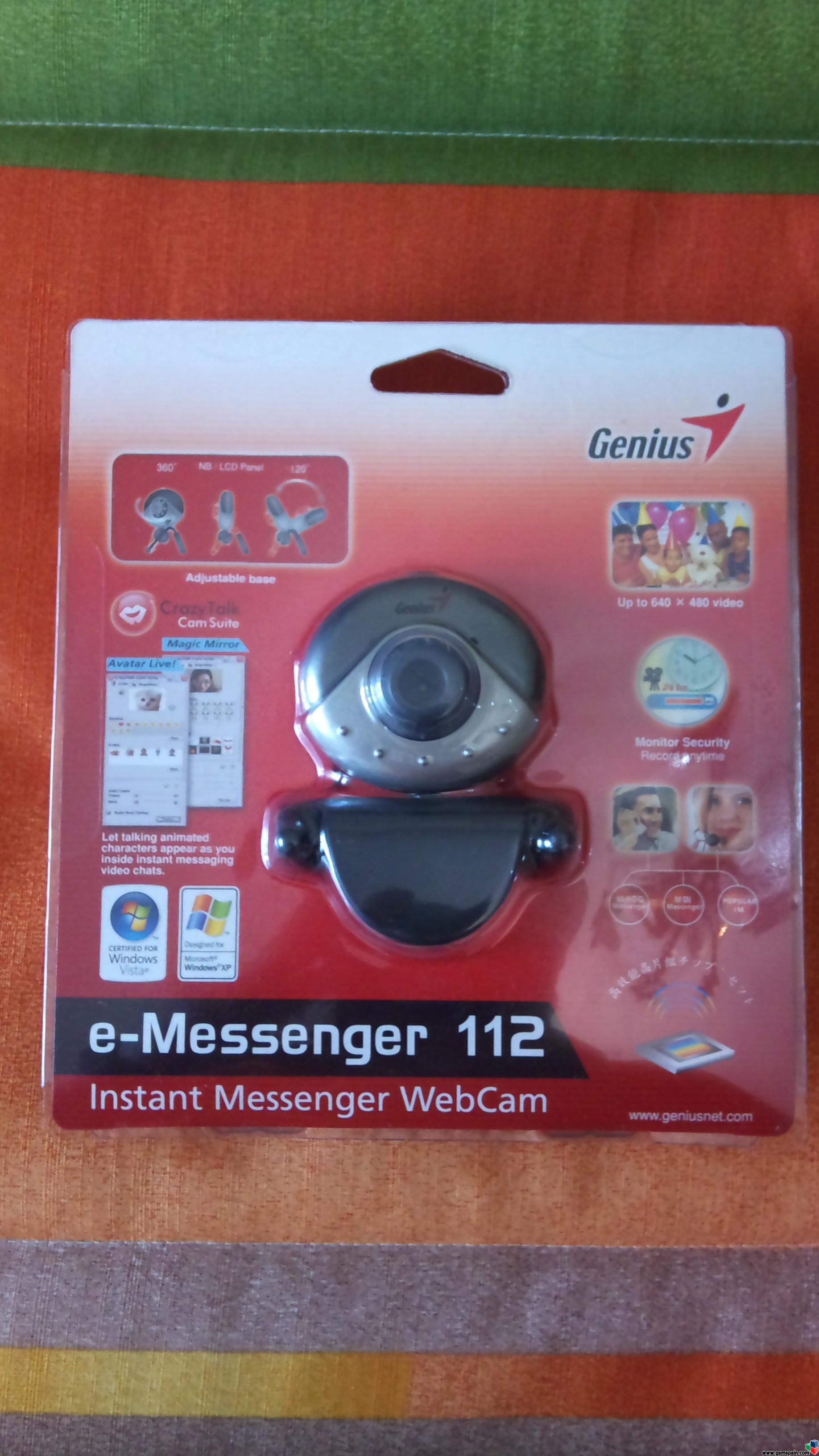 Vendo Webcam (Genius e-Messenger 112) A Estrenar