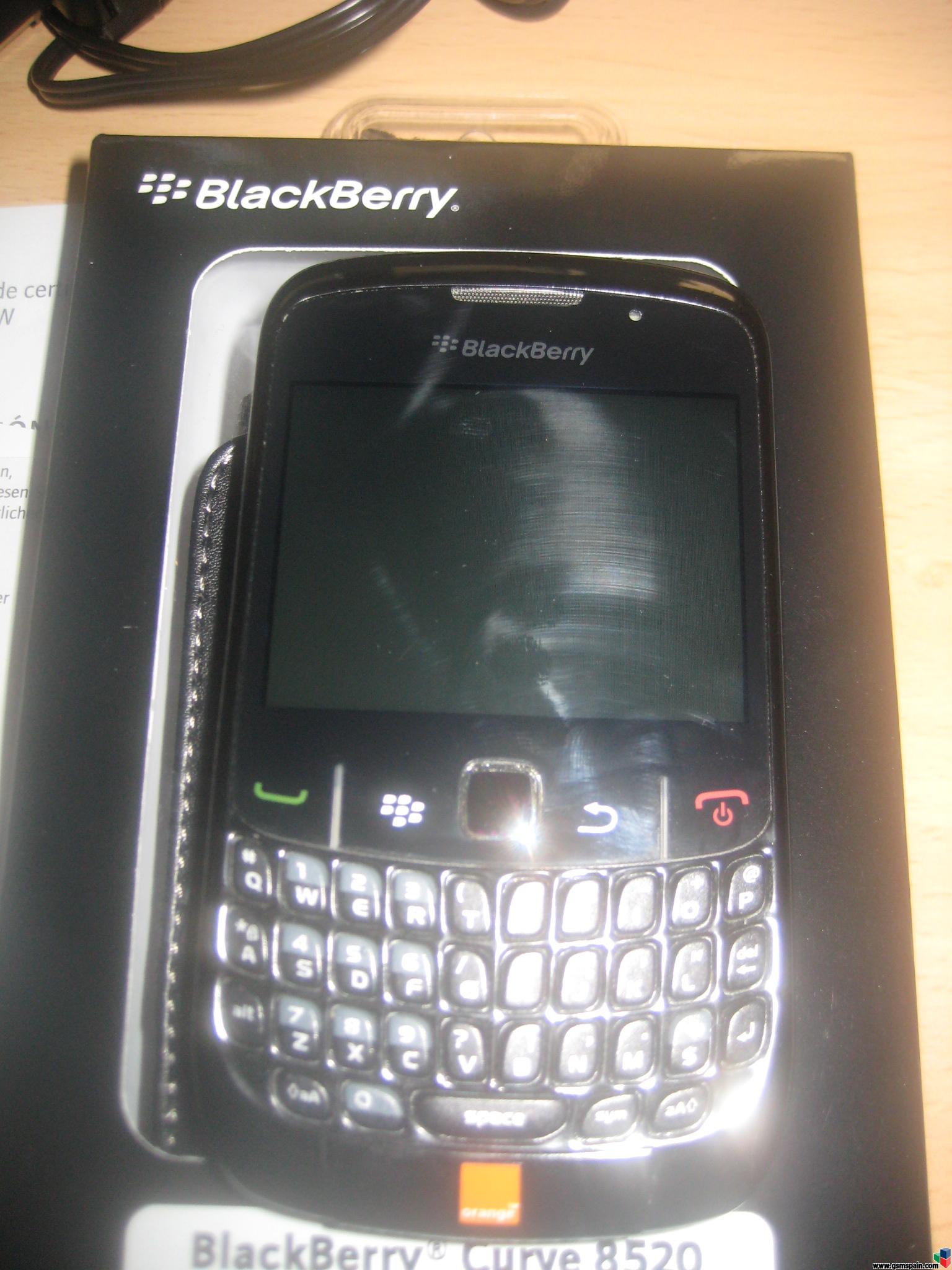 (((VENDO))) BlackBerry Curve 8520 Orange como Nueva